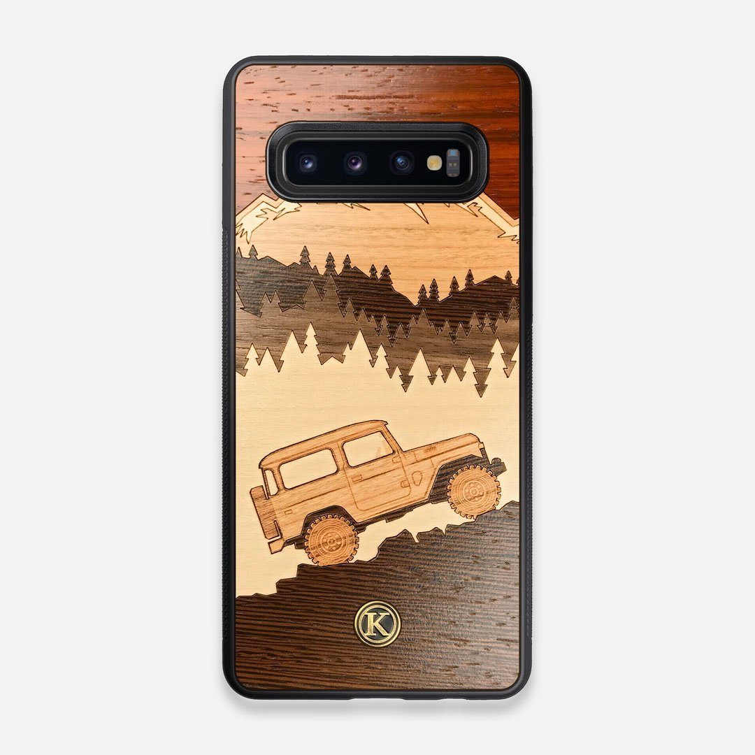 TPU/PC Sides of the Off-Road Wood Galaxy S10 Case by Keyway Designs