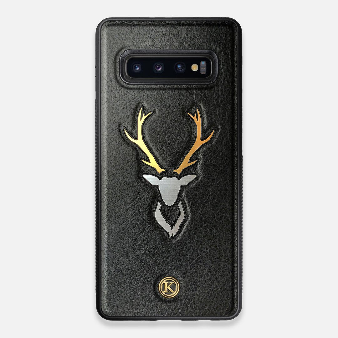 Front view of the Wilderness Wenge Wood Galaxy S10+ Case by Keyway Designs