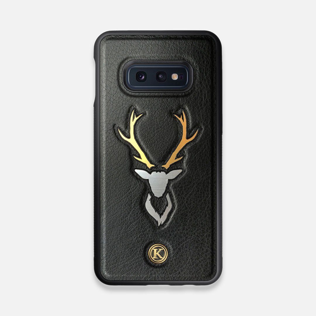 Front view of the Wilderness Wenge Wood Galaxy S10e Case by Keyway Designs