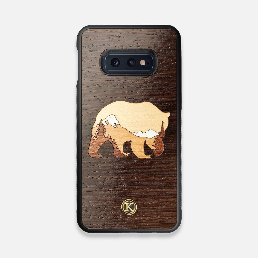 TPU/PC Sides of the Bear Mountain Wood Galaxy S10e Case by Keyway Designs