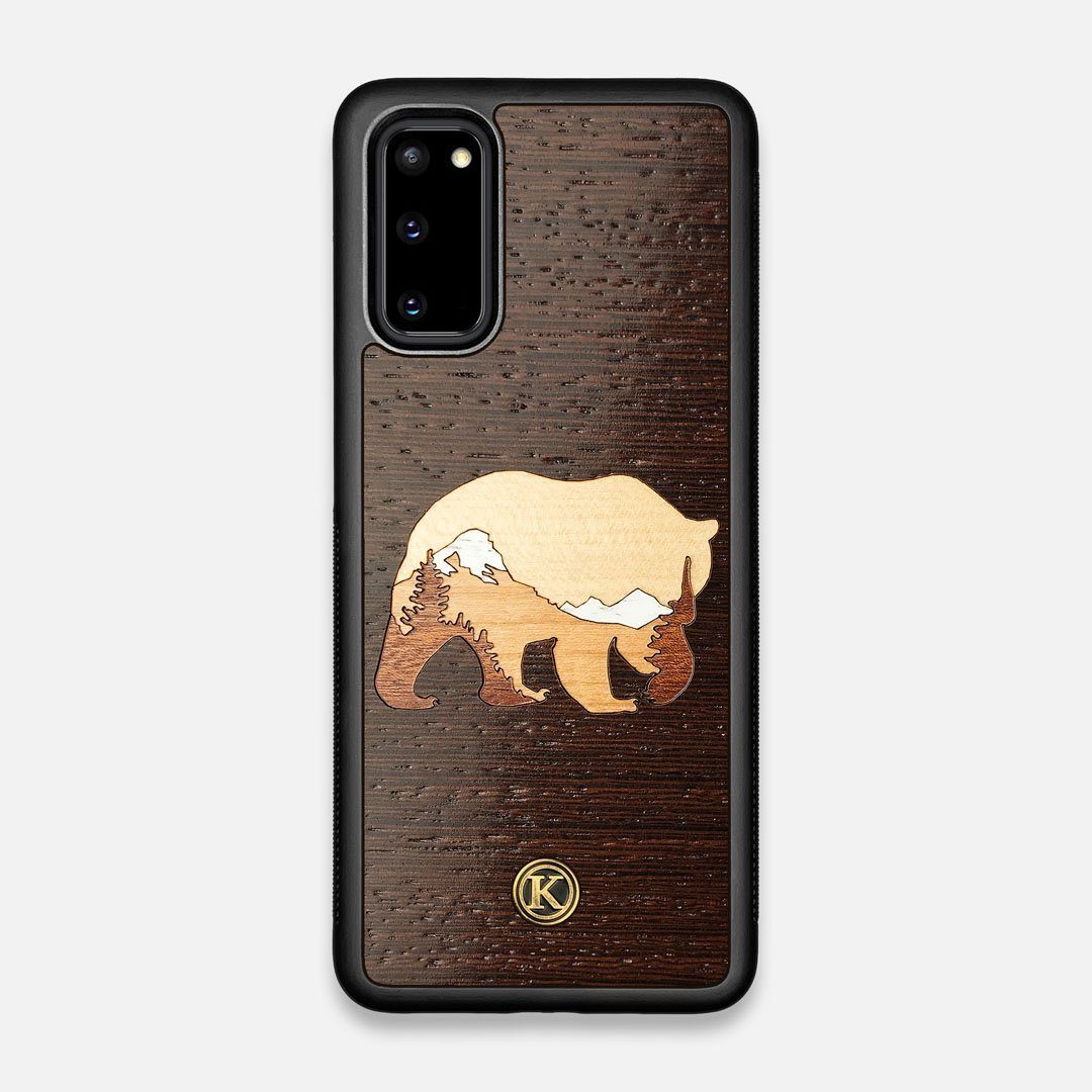 TPU/PC Sides of the Bear Mountain Wood Galaxy S20 Case by Keyway Designs