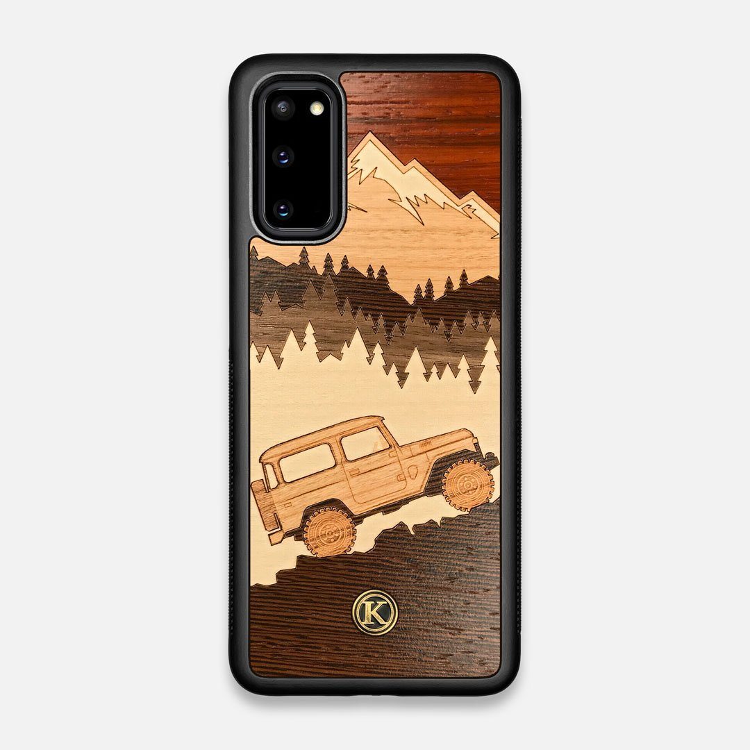 TPU/PC Sides of the Off-Road Wood Galaxy S20 Case by Keyway Designs