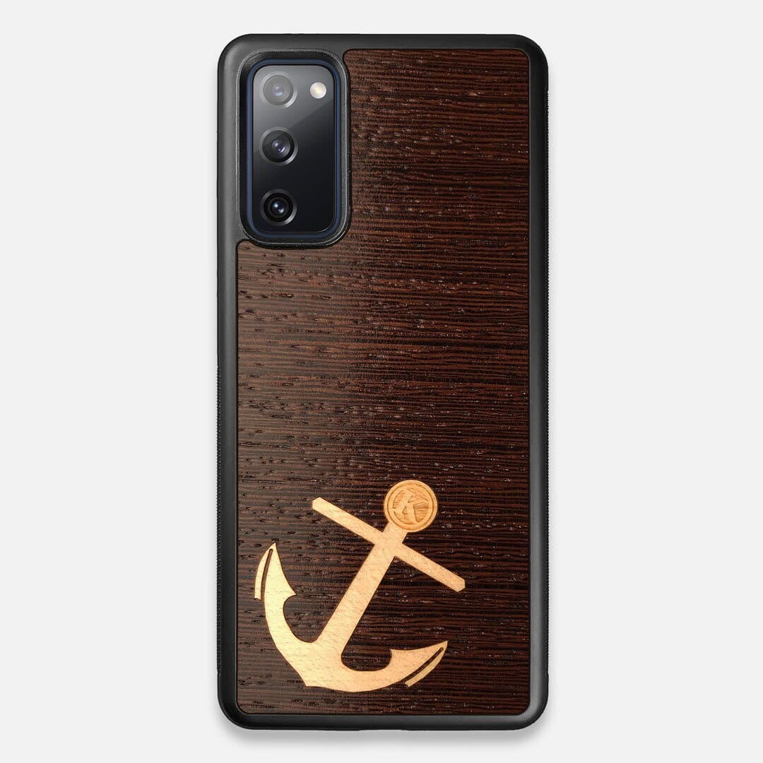 Front view of the Wilderness Wenge Wood Galaxy S20 FE Case by Keyway Designs