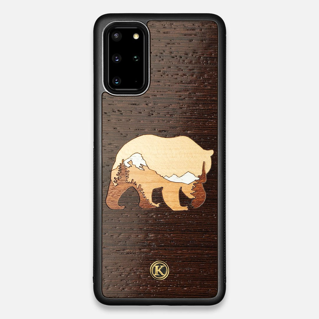 TPU/PC Sides of the Bear Mountain Wood Galaxy S20+ Case by Keyway Designs