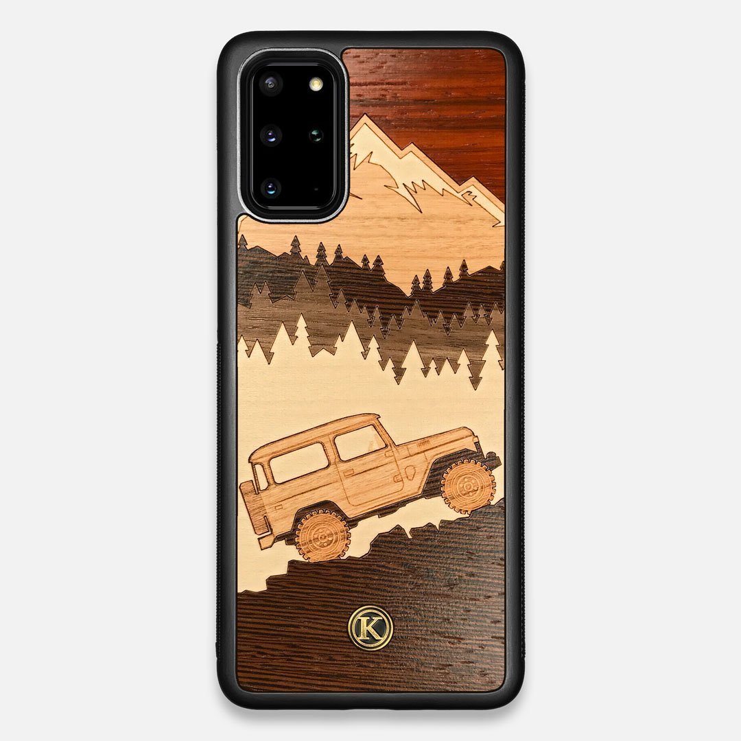 TPU/PC Sides of the Off-Road Wood Galaxy S20+ Case by Keyway Designs