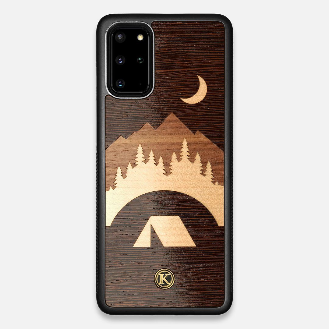 Front view of the Wilderness Wenge Wood Galaxy S20+ Case by Keyway Designs
