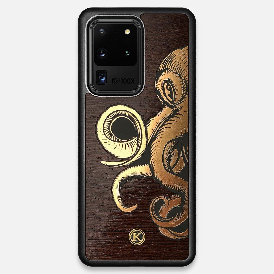 TPU/PC Sides of the classic Camera, silver metallic and wood Galaxy S20 Ultra Case by Keyway Designs