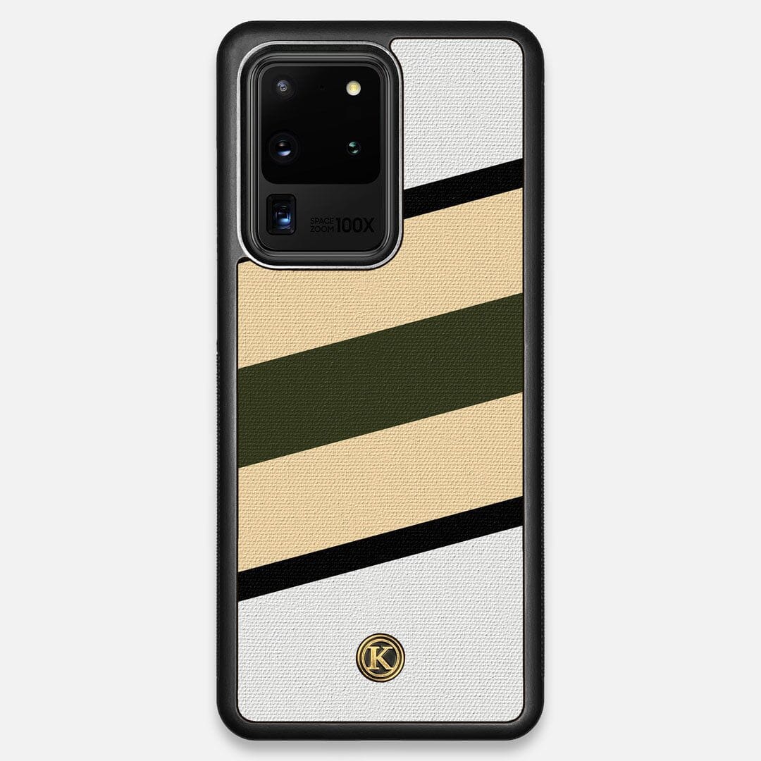 Front view of the Ridge Adventure Marker in the Wayfinder series UV-Printed thick cotton canvas Galaxy S20 Ultra Case by Keyway Designs