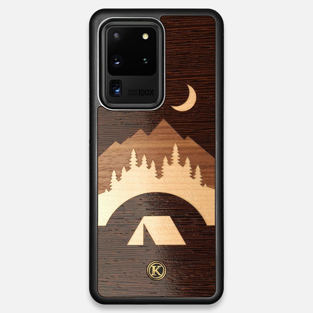 Front view of the Wilderness Wenge Wood Galaxy S20 Ultra Case by Keyway Designs