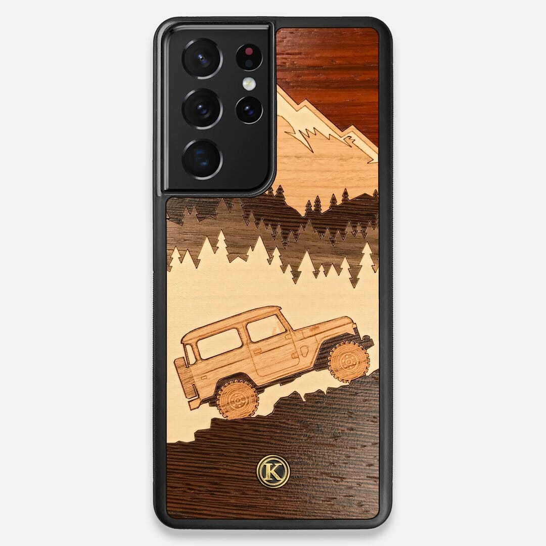 TPU/PC Sides of the Off-Road Wood Galaxy S21 Ultra Case by Keyway Designs