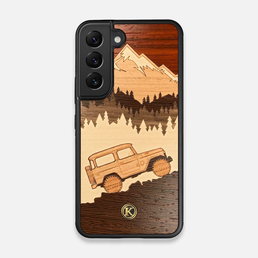 TPU/PC Sides of the Off-Road Wood Galaxy S22 Case by Keyway Designs