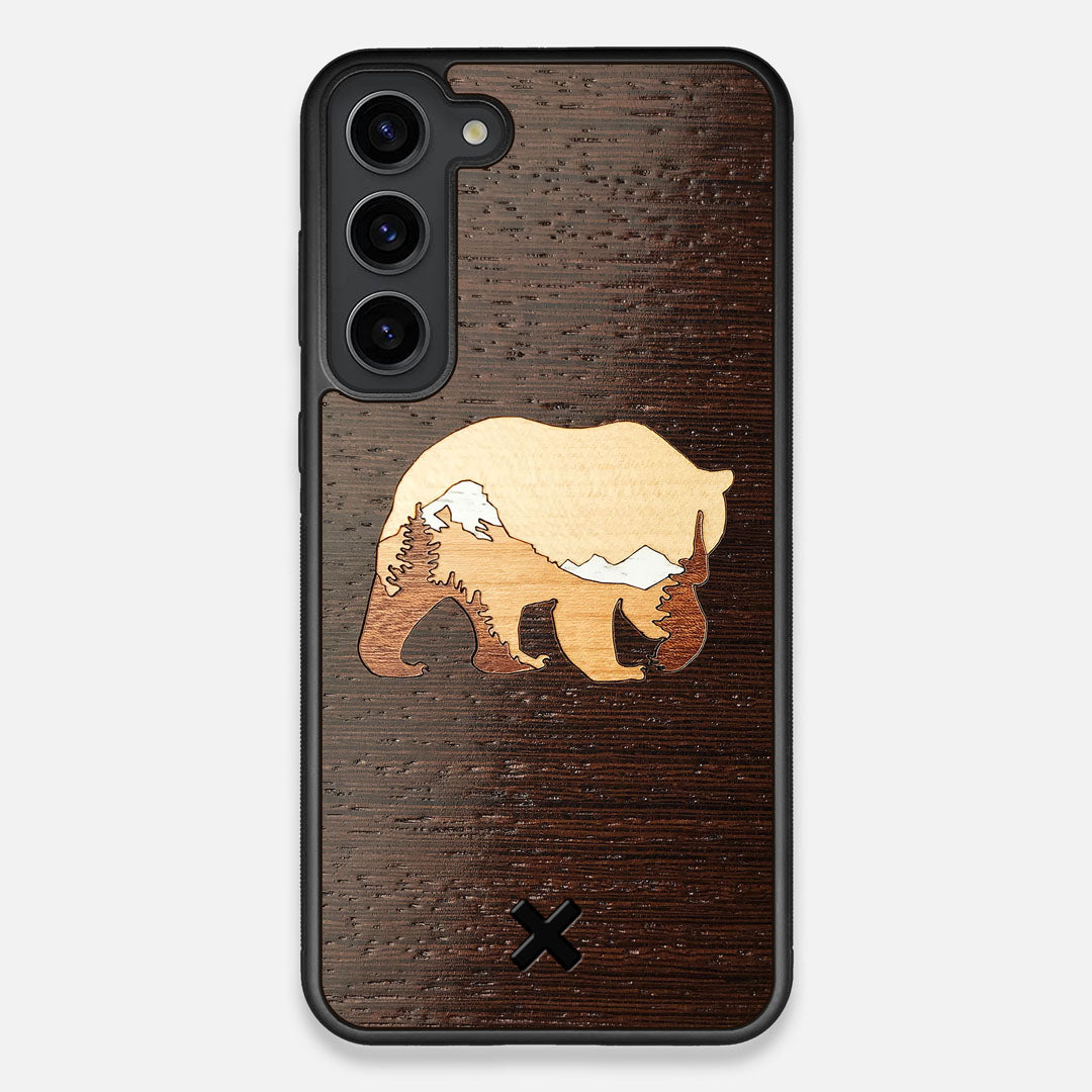 TPU/PC Sides of the Bear Mountain Wood Galaxy S23 Plus Case by Keyway Designs
