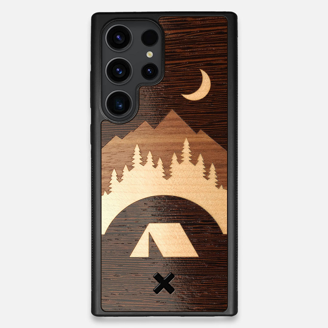 Front view of the Wilderness Wenge Wood Galaxy S23 Ultra Case by Keyway Designs