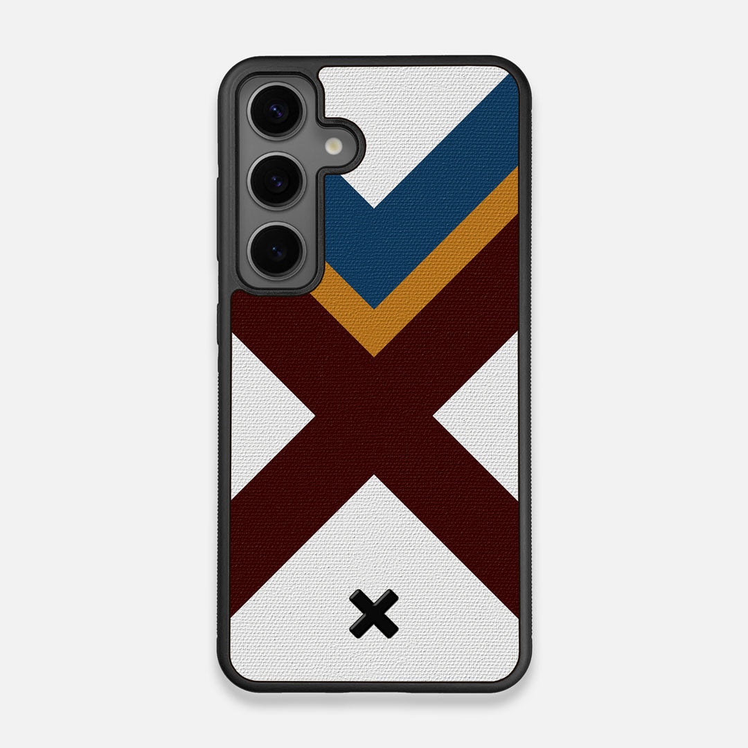 Front view of the Range Adventure Marker in the Wayfinder series UV-Printed thick cotton canvas Galaxy S24 Case by Keyway Designs