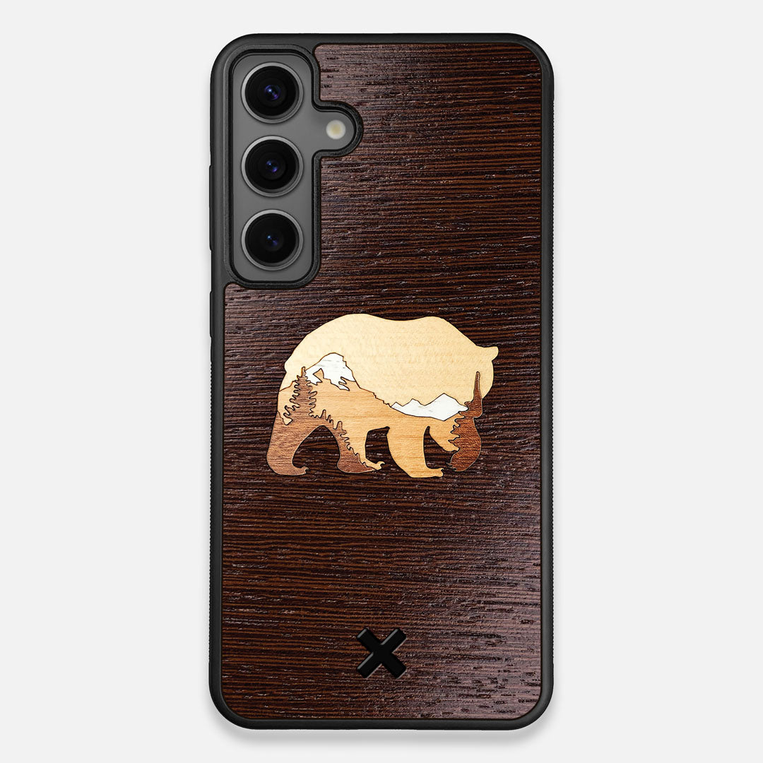 TPU/PC Sides of the Bear Mountain Wood Galaxy S24 Plus Case by Keyway Designs