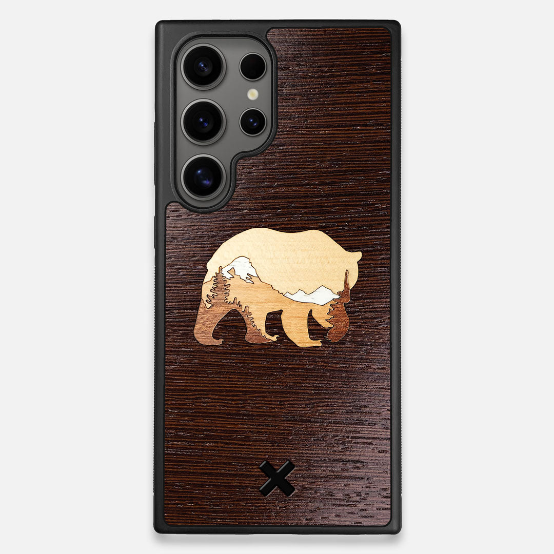 TPU/PC Sides of the Bear Mountain Wood Galaxy S24 Ultra Case by Keyway Designs