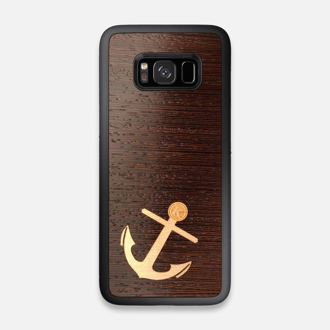 Front view of the Wilderness Wenge Wood Galaxy S8 Case by Keyway Designs