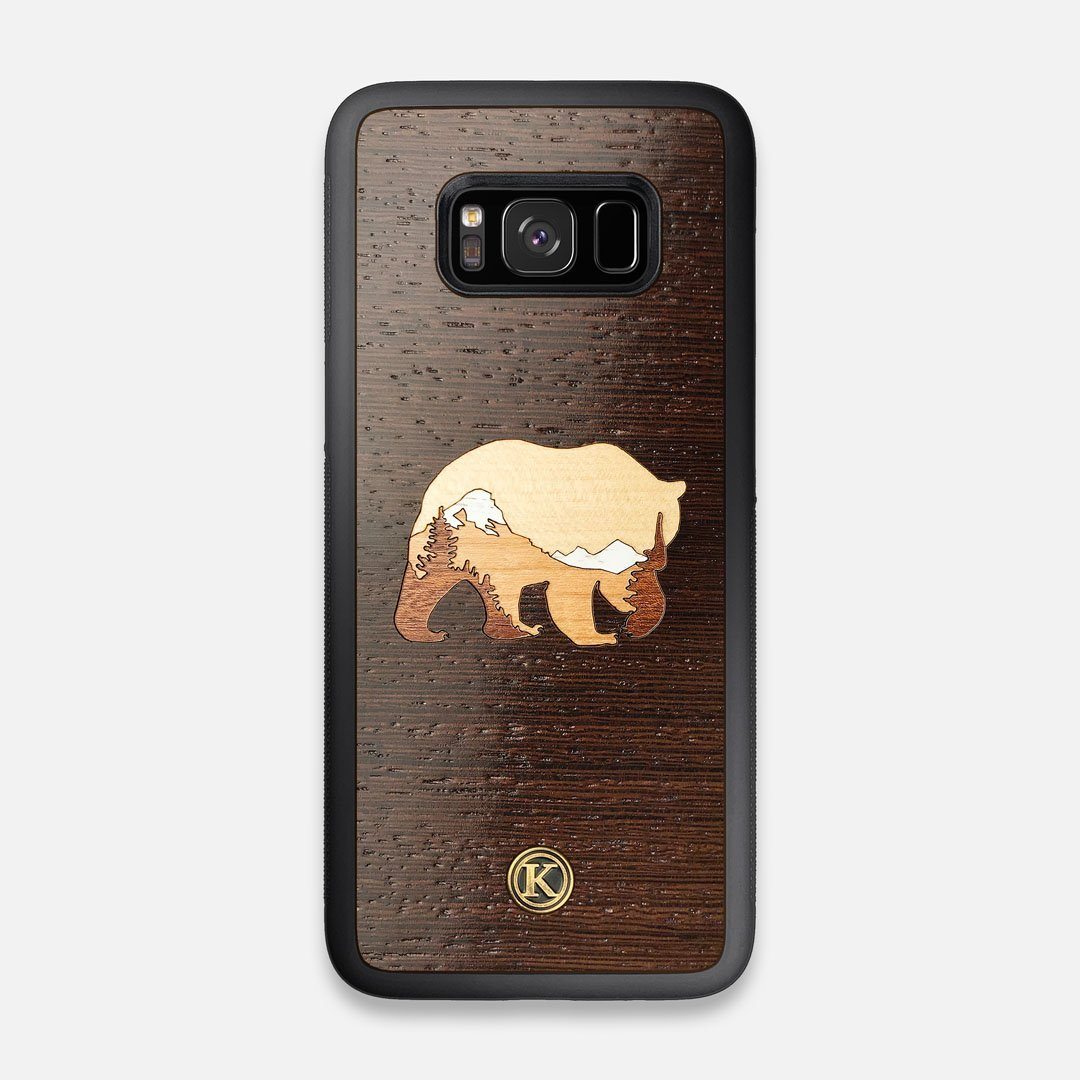 TPU/PC Sides of the Bear Mountain Wood Galaxy S8 Case by Keyway Designs