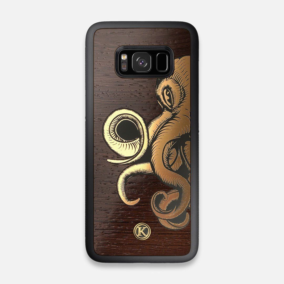 TPU/PC Sides of the classic Camera, silver metallic and wood Galaxy S8 Case by Keyway Designs