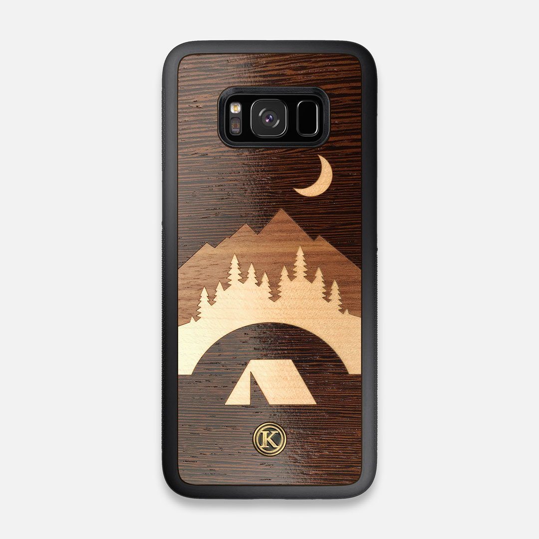 Front view of the Wilderness Wenge Wood Galaxy S8 Case by Keyway Designs