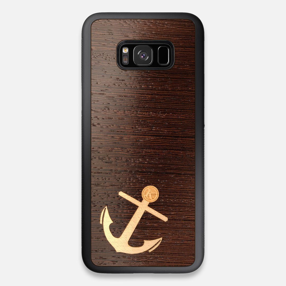 Front view of the Wilderness Wenge Wood Galaxy S8+ Case by Keyway Designs