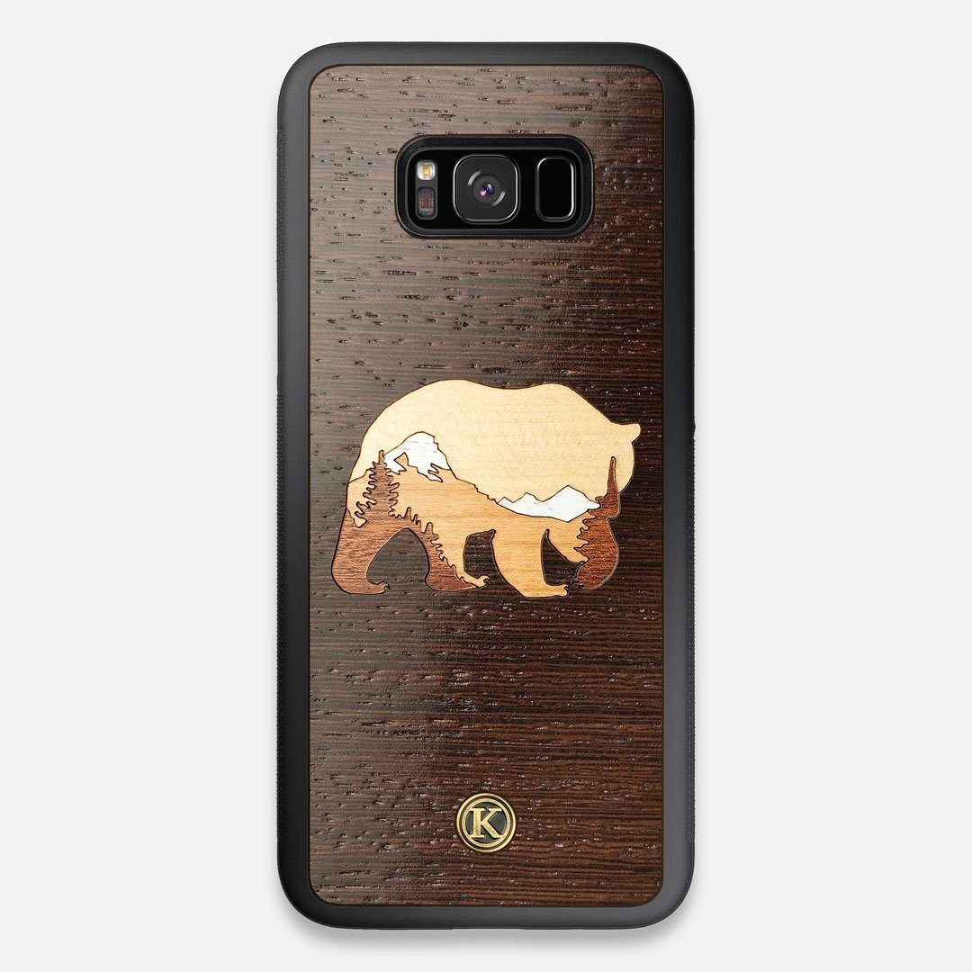 TPU/PC Sides of the Bear Mountain Wood Galaxy S8+ Case by Keyway Designs