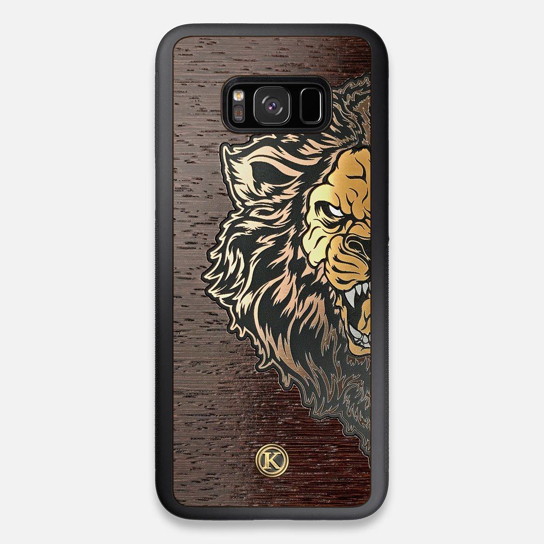 TPU/PC Sides of the classic Camera, silver metallic and wood Galaxy S8+ Case by Keyway Designs