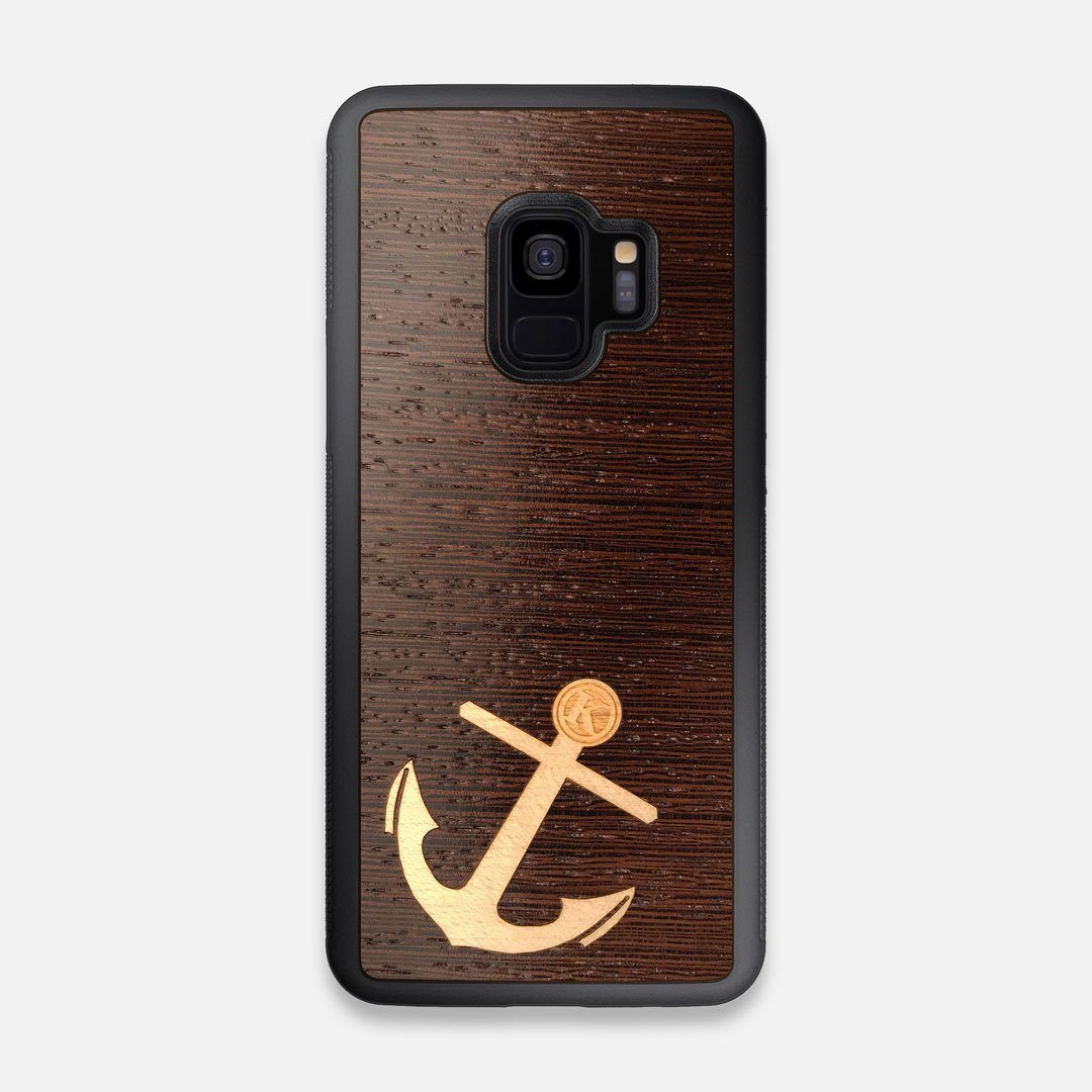 Front view of the Wilderness Wenge Wood Galaxy S9 Case by Keyway Designs