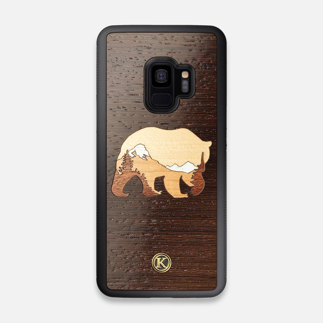 TPU/PC Sides of the Bear Mountain Wood Galaxy S9 Case by Keyway Designs