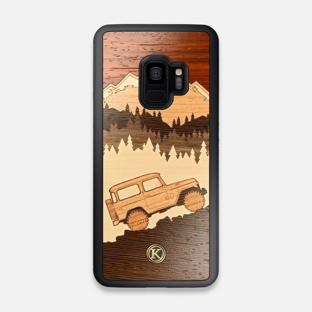 TPU/PC Sides of the Off-Road Wood Galaxy S9 Case by Keyway Designs