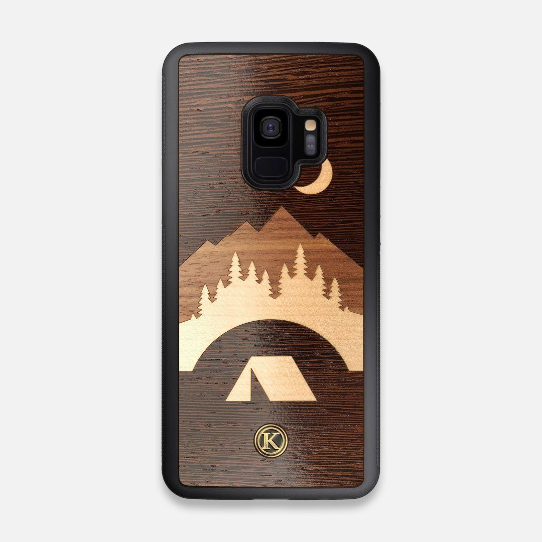 Front view of the Wilderness Wenge Wood Galaxy S9 Case by Keyway Designs