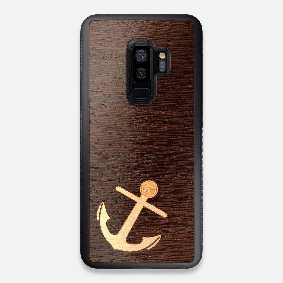 Front view of the Wilderness Wenge Wood Galaxy S9+ Case by Keyway Designs