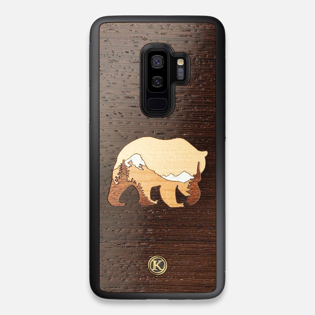 TPU/PC Sides of the Bear Mountain Wood Galaxy S9+ Case by Keyway Designs