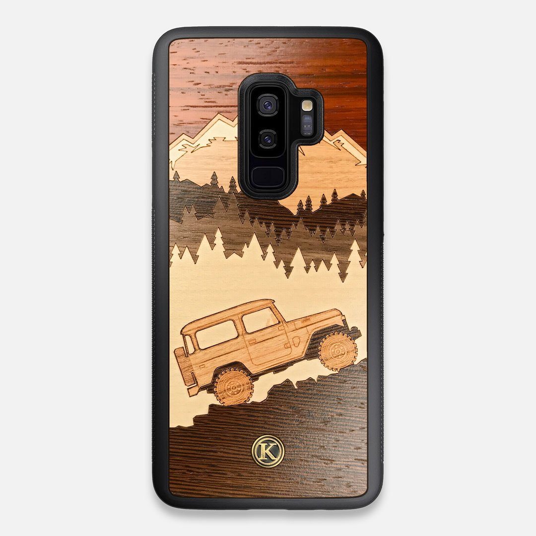 TPU/PC Sides of the Off-Road Wood Galaxy S9+ Case by Keyway Designs