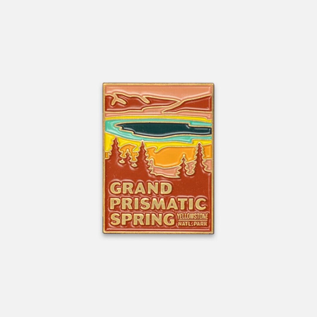 Grand Prismatic Spring Enamel Pin by The Landmark Project, Main Catalog View