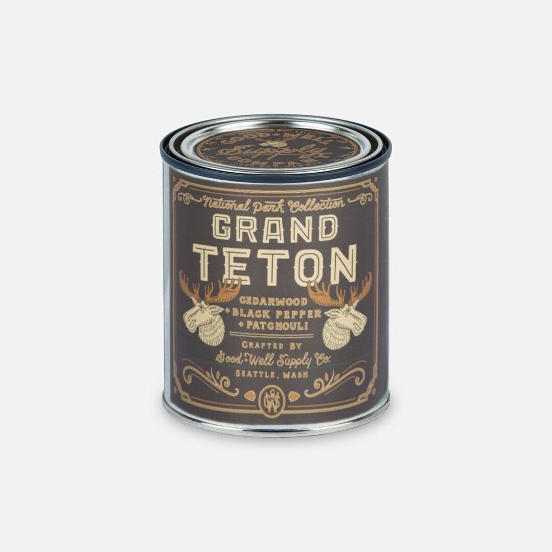 Keyway brings The Grand Teton Candle from Good & Well Supply Co.'s National Parks Collection