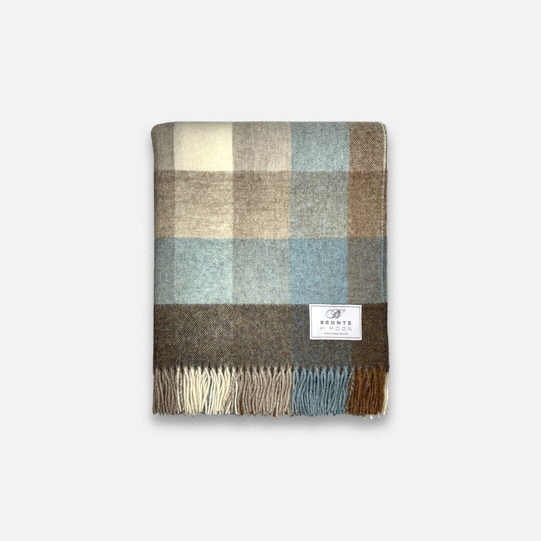 KEYWAY | Merino Camp Blanket in the Eau de Nil Colourway