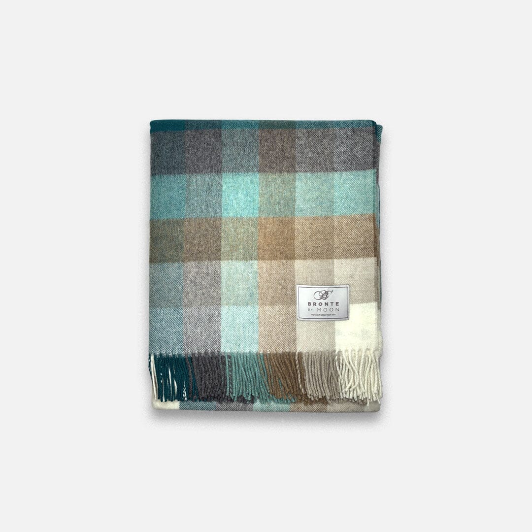 KEYWAY | Merino Camp Blanket in the Eucalyptus Colourway