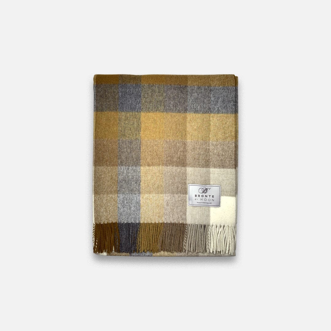 KEYWAY | Merino Camp Blanket in the Gold Colourway