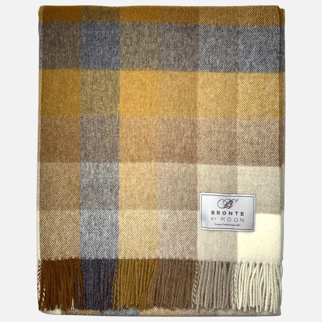 KEYWAY | Merino Camp Blanket in the Gold Colourway