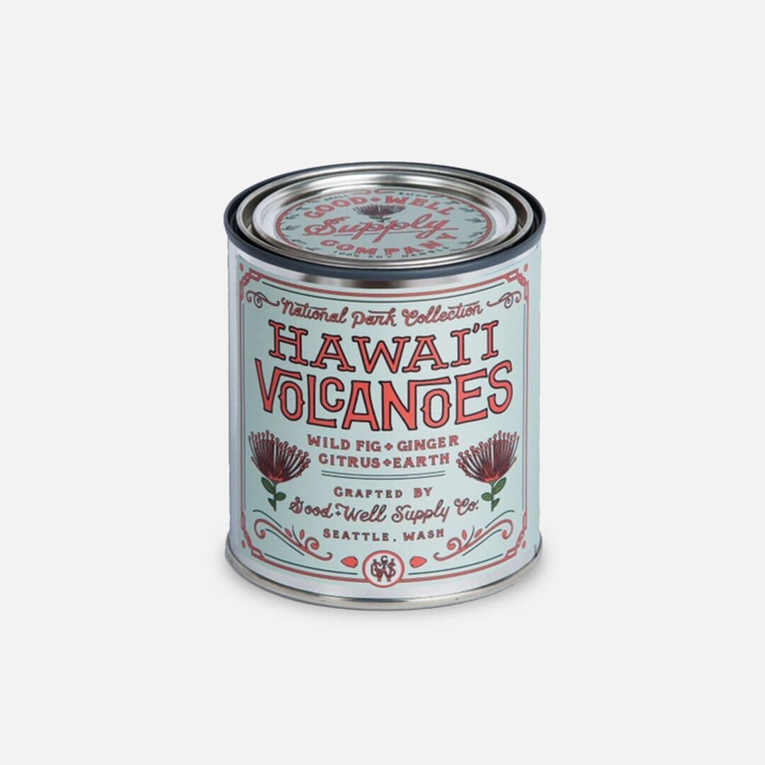 Keyway brings The Hawaii Volcanos Candle from Good & Well Supply Co.'s National Parks Collection