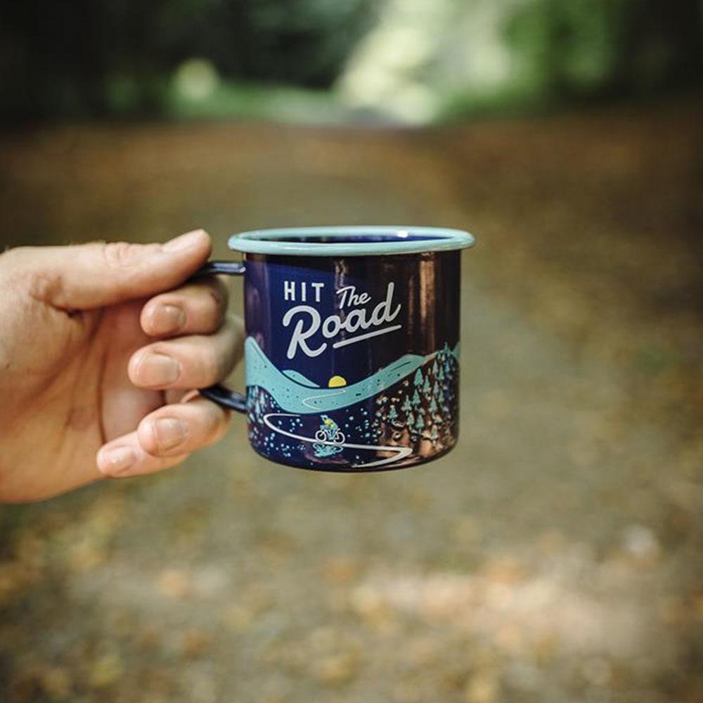 Wild+Wolf - Hit the Road Mug by the campsite