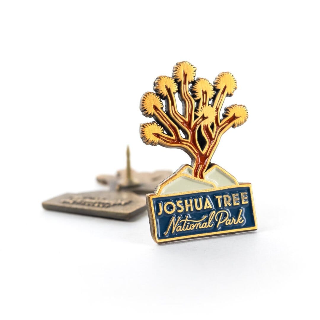 Joshua Tree National Park Enamel Pin by The Landmark Project, Detailed View