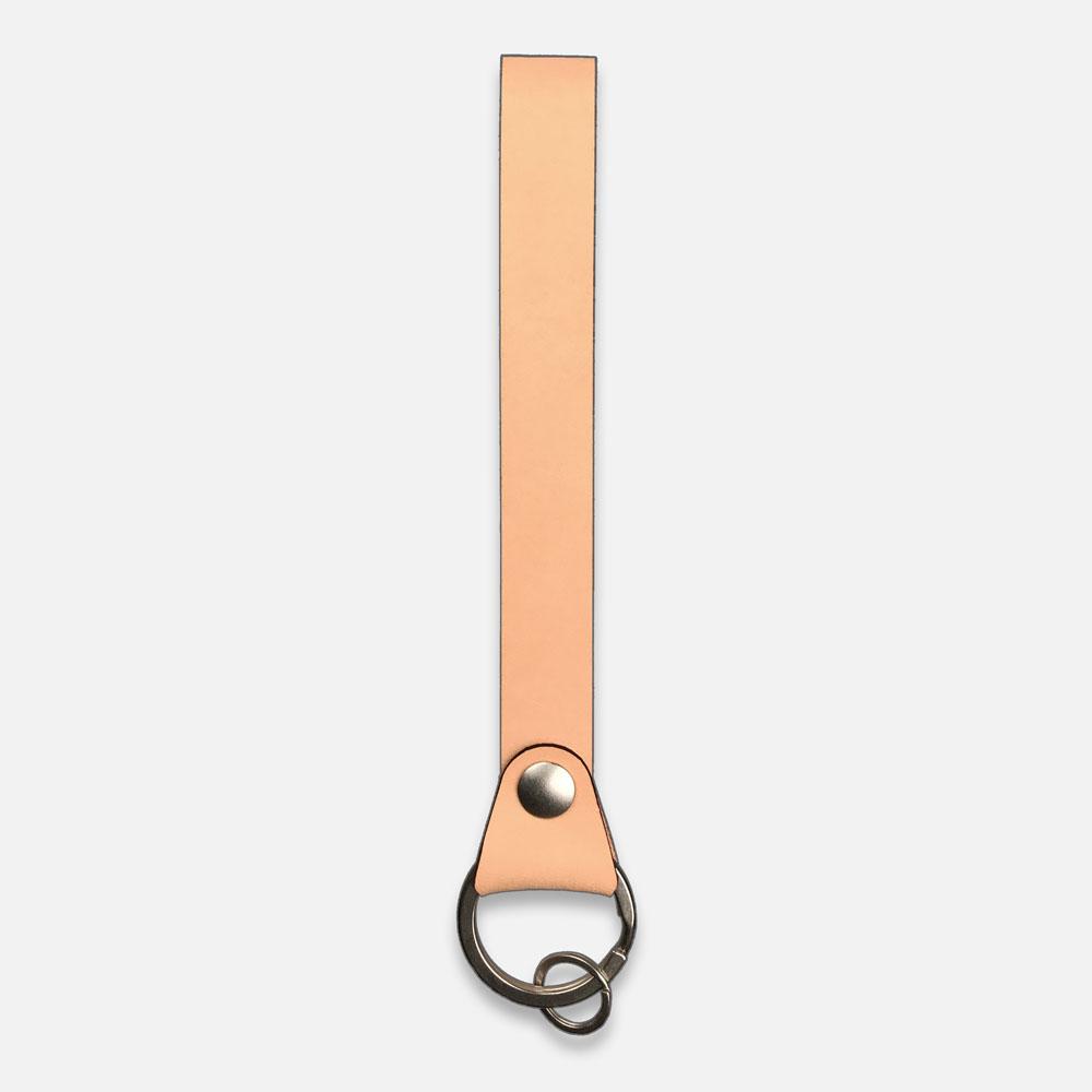 Wrist Strap Leather Key Chain by Keyway Designs - Natural