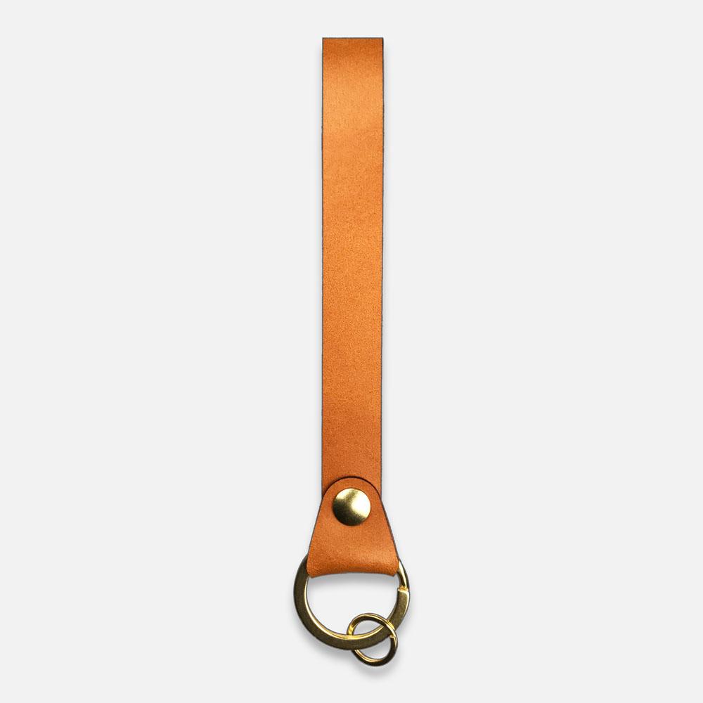 Wrist Strap Leather Key Chain by Keyway Designs - Whiskey