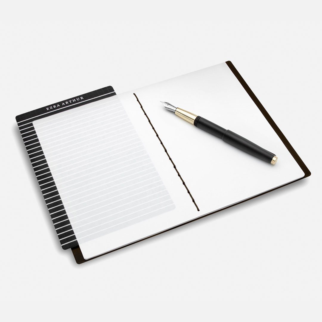 Ezra Arthur - Medium Notebook, Jet