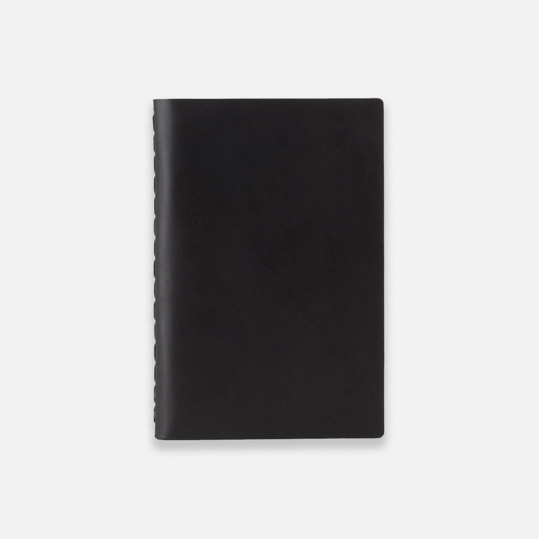 Ezra Arthur - Medium Notebook, Jet Brown Horween Leather, Handcrafted in the USA