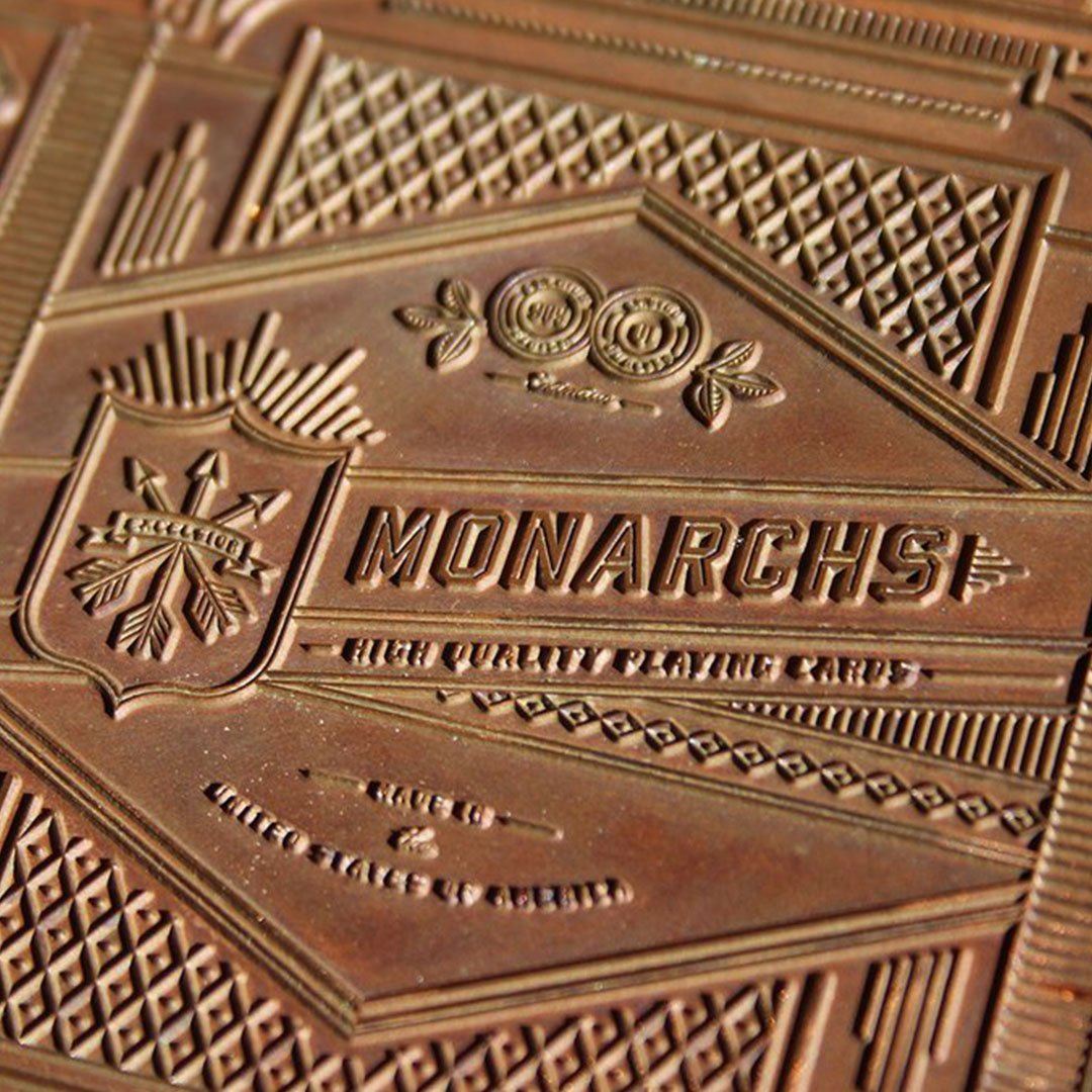 KEYWAY | Theory 11 - Monarchs Premium Playing Cards card box embossing die