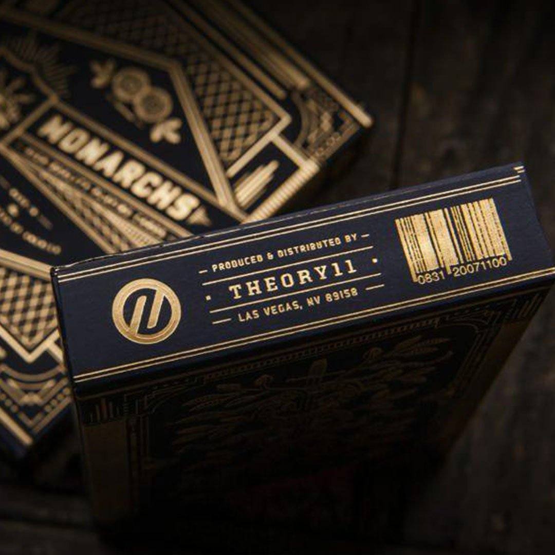 KEYWAY | Theory 11 - Monarchs Premium Playing Cards close-up of card box bottom