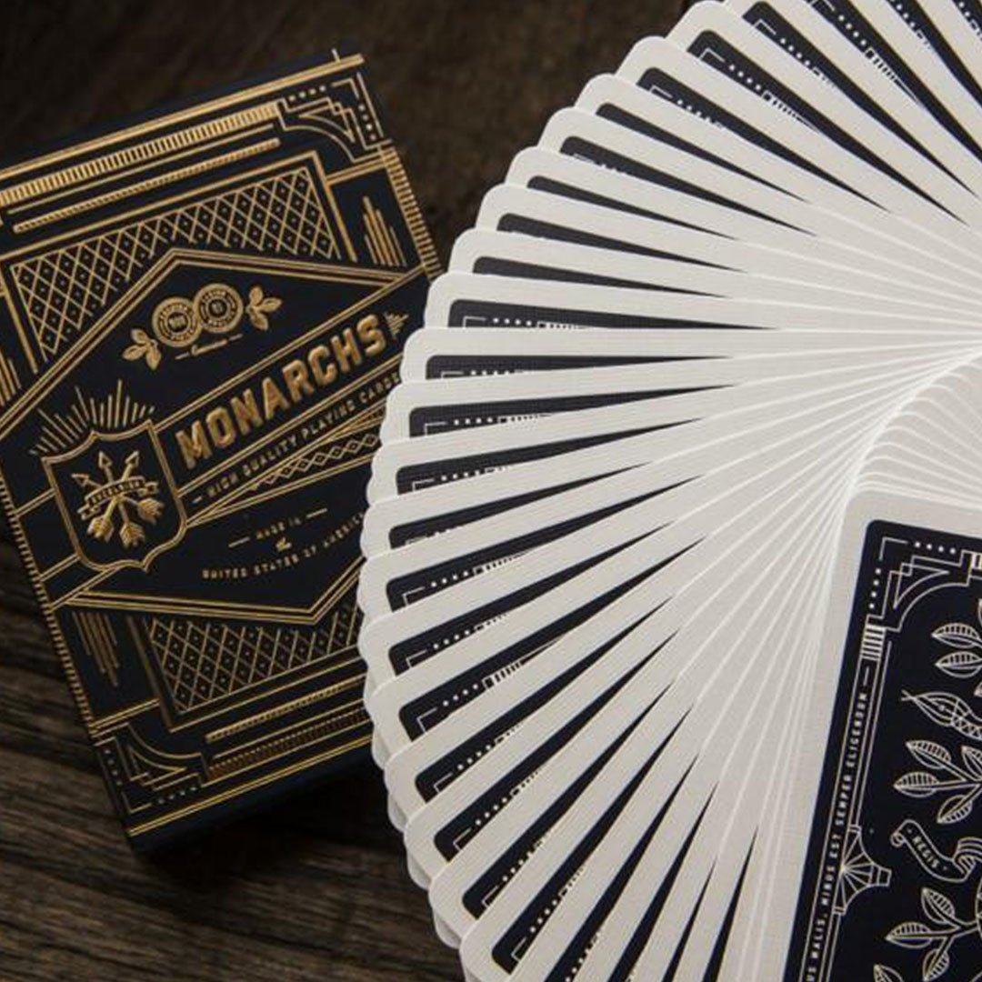 KEYWAY | Theory 11 - Monarchs Premium Playing Cards close-up flourish